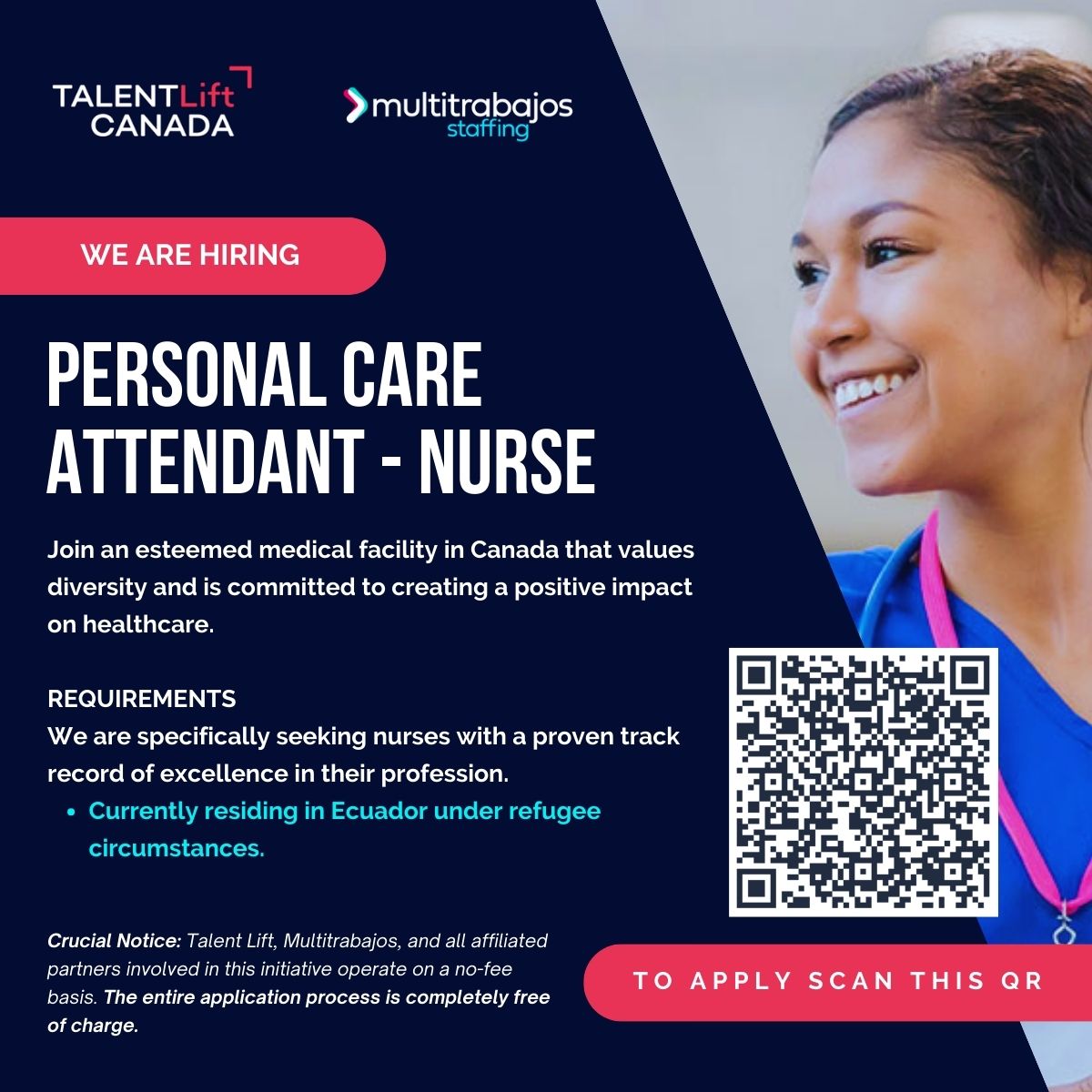 Nuevas oportunidades de empleo Personal Care Attendant en Multitrabajos Staffing